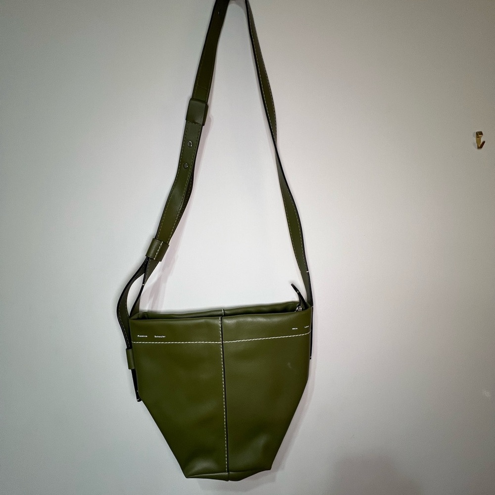 Proenza Schouler -Olive Green Crossbody Shoulder Bag